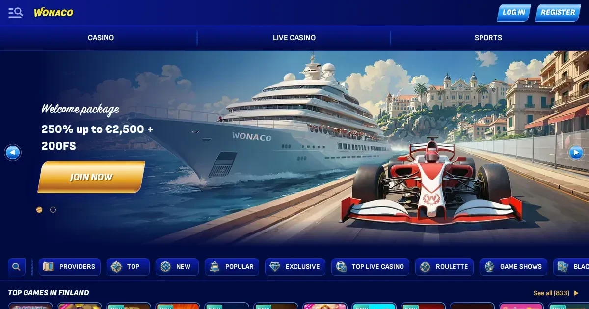 wonaco casino